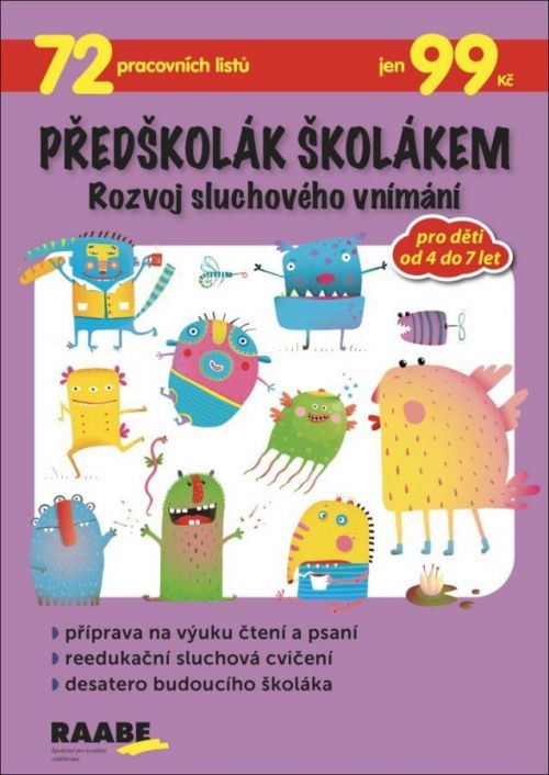 Předškolák školákem Rozvoj sluchového vnímání - Gošová Věra, Brožovaná
