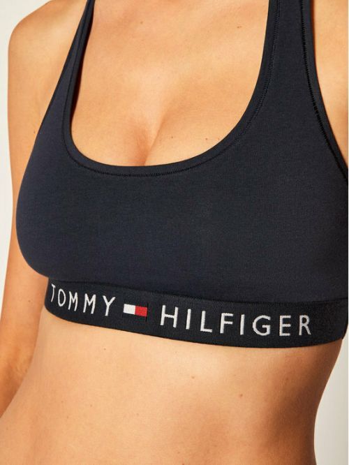 Podprsenka UW0UW02037 416 tm.modrá - Tommy Hilfiger - L - tmavě modrá