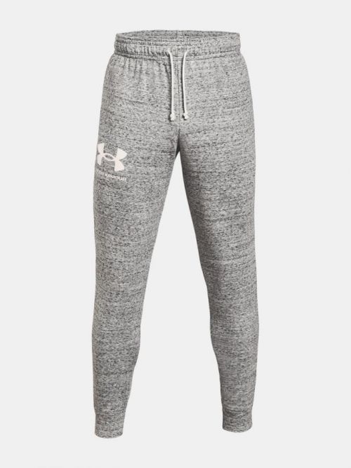 Tepláky Under Armour RIVAL TERRY JOGGER - bílá