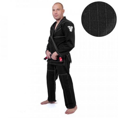 Fighter BJJ kimono rip stop dětské - černá černá A00