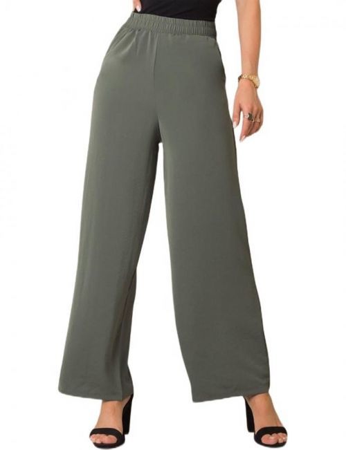 Khaki dámské kalhoty