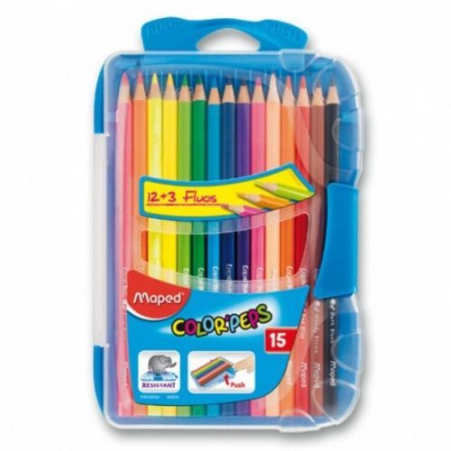 Pastelky Maped Color'Peps Smart Box - 15 barev - 9832035