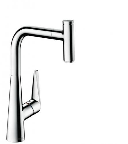 Dřezová baterie Hansgrohe Talis s vytahovací sprškou chrom 73853000