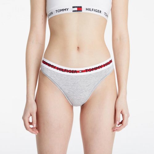 Dámská tanga Tommy Hilfiger šedá (UW0UW02458 PG5) L