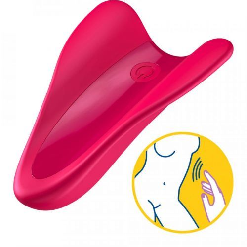 Satisfyer High Fly lay-on vibrator - magenta