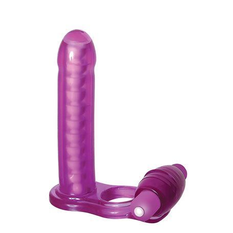 Kroužek na penis A&E DP FANTASY RING purple Adam & Eve