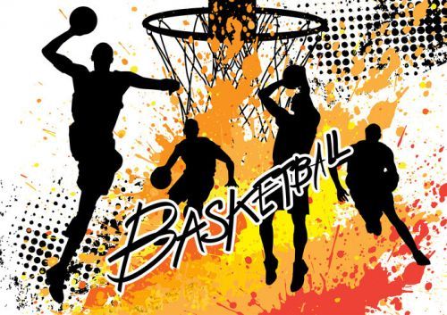 POSTERS Plakát, Obraz - Basketball - Colour Splash, (91,5 x 61 cm)