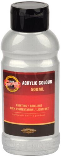 KOH-I-NOOR Acrylic Colour 500 ml 0800 Silver