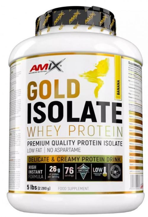 Amix Gold Whey Protein Isolate, Banán 2280g