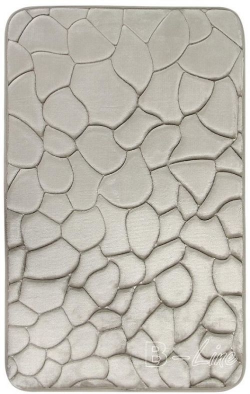 BO-MA koberce Protiskluzová koupelnová předložka 3D 133 sand - 50x80 cm Béžová
