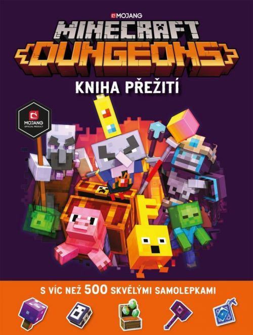 Minecraft Dungeons - Kniha přežití se samolepkami - kolektiv, Brožovaná