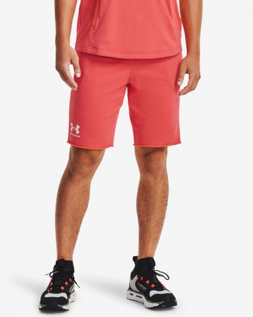 Under Armour Rival Terry Kraťasy Červená