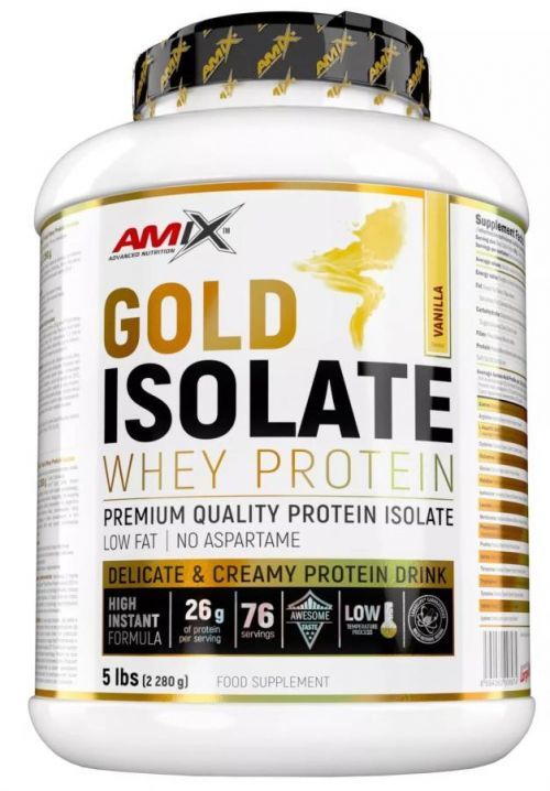 Amix Gold Whey Protein Isolate, Vanilka 2280g