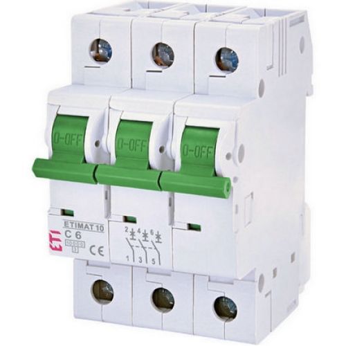 Jistič ETIMAT Colour 3p C 6A 10kA 002101312
