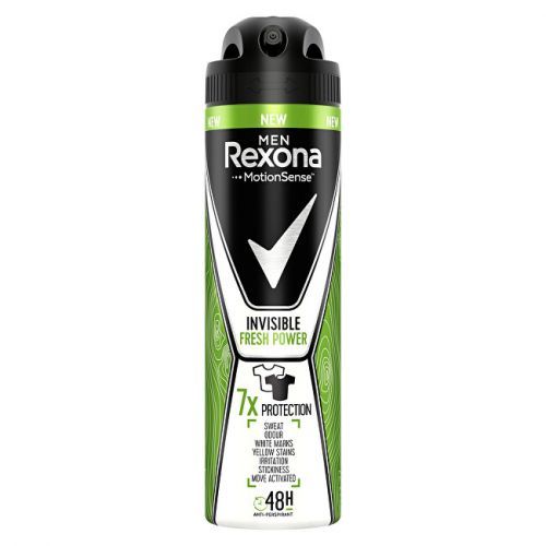 Rexona Antiperspirant ve spreji pro muže Invisible Fresh Power 150 ml