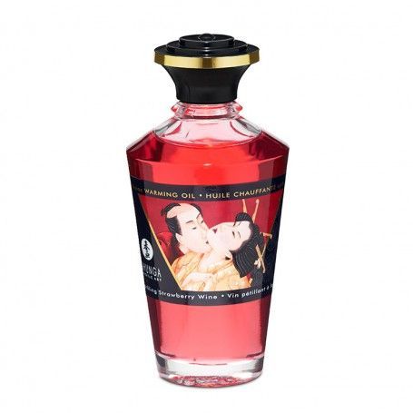 Tělový olej SHUNGA APHRODISIAC SPARKLING STRAWBERRY WINE 100 ml Shunga