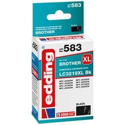 Edding Inkoustová kazeta náhradní Brother LC3219XL Bk kompatibilní Single černá EDD-583 18-583