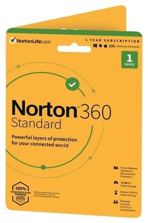 SYMANTEC NORTON 360 STANDARD 10GB + VPN 1, 21405801