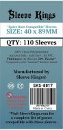 Sleeve Kings Sleeve Kings obaly 40x89mm (110 ks) - Space Base