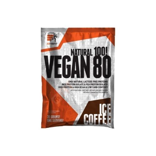Extrifit Vegan 80 35 g lískový oříšek