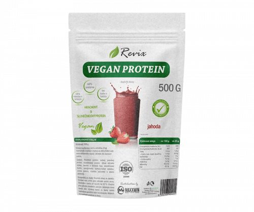 Revix vegan protein jahoda 500 g