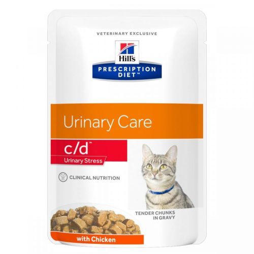 Hill's PD c/d Urinary Stress Krmivo pro kočky s kuřetem 12x85 g