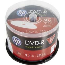 DVD-R 4.7 GB HP DME00025WIP, 50 ks, vřeteno