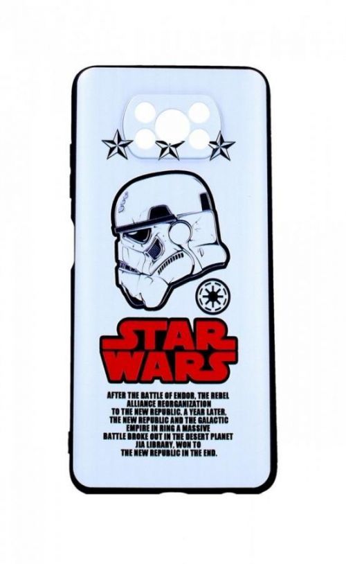 Kryt TopQ Xiaomi Poco X3 3D silikon Star Wars 56049