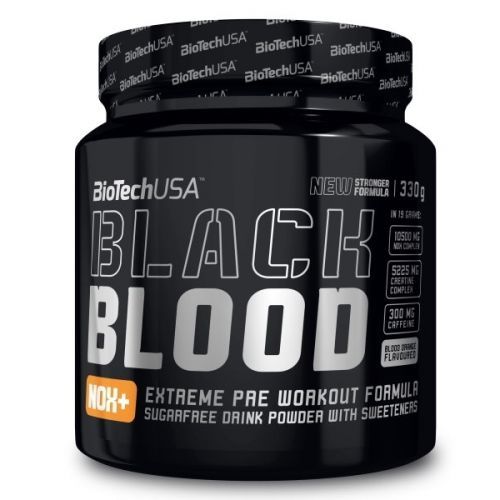 BioTech Black Blood NOX+ 330 g červený pomeranč