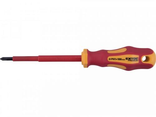 Šroubovák elektrikářský, PH1x100mm, VDE, CrV EXTOL-PREMIUM