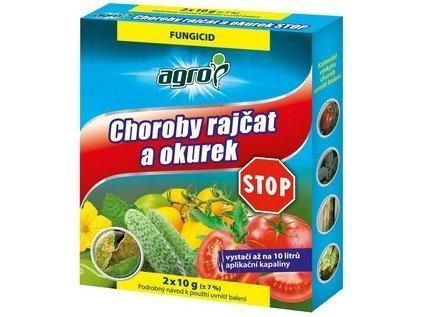 Choroby rajčat a okurek STOP 10 ml