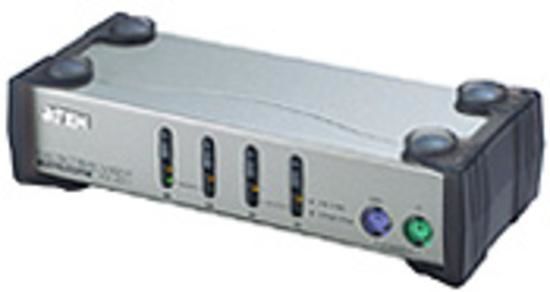 ATEN KVM switch CS-84AC PS/2 4PC vč. kabeláže 1,2 a 1,8m, CS84AC-AT