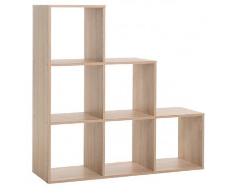 Regál se 6 přihrádkami Udine 1, dub sonoma