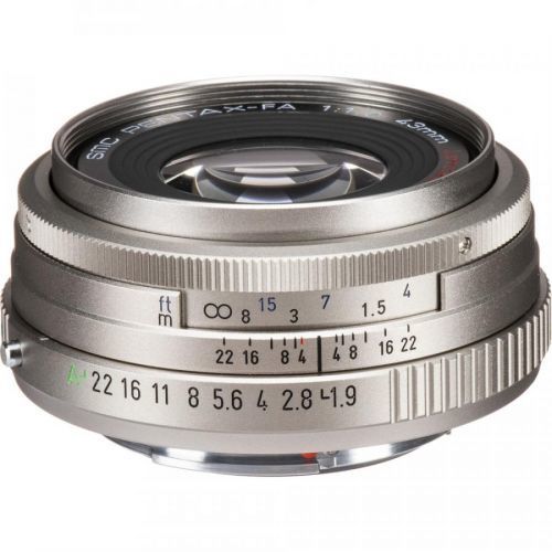 PENTAX 43 mm f/1,9 HD FA Ltd. stříbrný