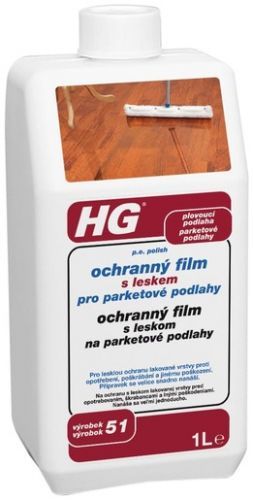 HG Ochranný film s leskem pro parketové podlahy 1l HGOFPP