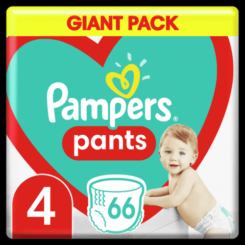 Pampers Plenkové Kalhotky Pants Velikost 4, 66 ks, 9kg-15kg