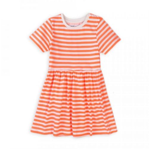 Minoti Šaty dívčí bavlněné, Minoti, 6TDRESS 4, oranžová