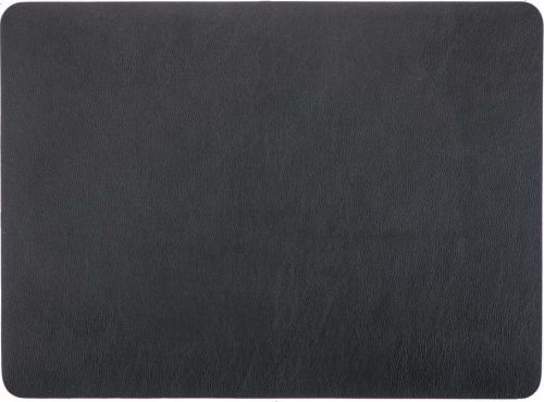 Černé prostírání z imitace kůže ZicZac Togo, 33 x 45 cm