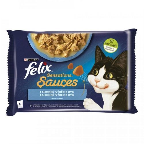 Felix Sensations Sauces treska a sardinky 4x85g