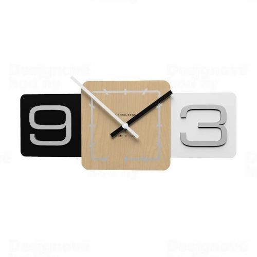 Designové hodiny 10-001 CalleaDesign 44cm (více barev) Barva švestkově šedá - 34