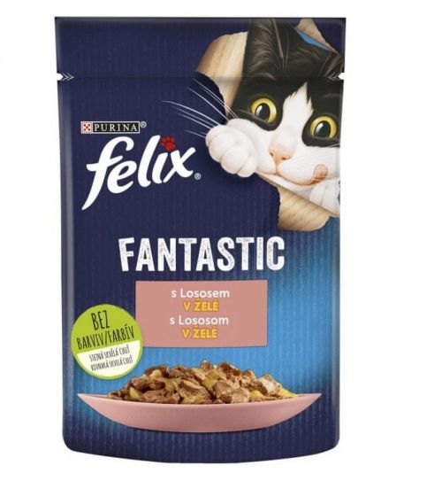 Felix Fantastic s lososem v želé 85g