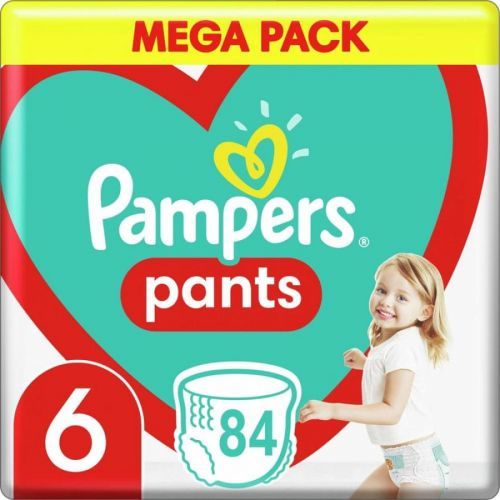 Pampers Plenkové Kalhotky Pants Velikost 6, 84 ks, 15kg+