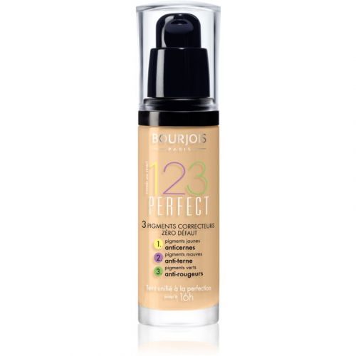 Bourjois 123 Perfect Foundation tekutý make-up proti nedokonalostem pleti 57 Light Tan 30 ml