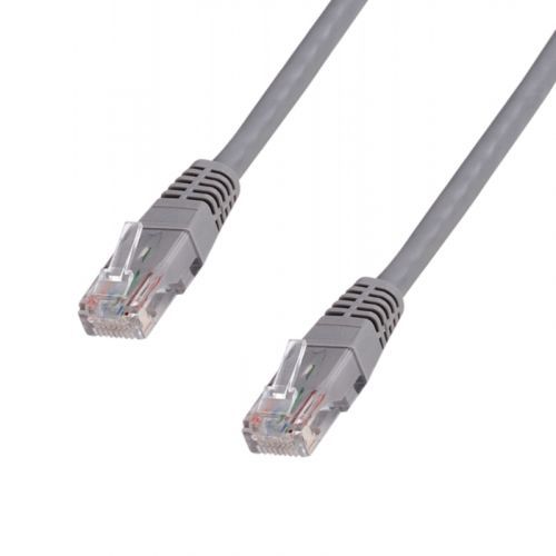 DATACOM Patch cord UTP CAT5E 0,25m šedý