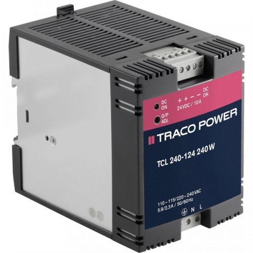 Spínaný síťový zdroj TracoPower TCL 240-124 na DIN lištu, 24 V/DC / 10 A