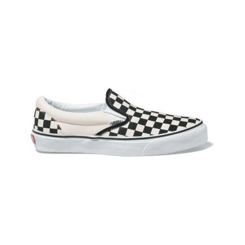 VANS CLASSIC SLIP-ON BOTY - bílá (BLK-WHT) - US8.5