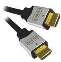 PremiumCord Kabel HDMI A - HDMI A M/M 5m zlacené konektory, verze HDMI 1.3b HQ