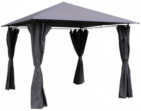 Zahradní altán Porto (300x300 cm), šedý