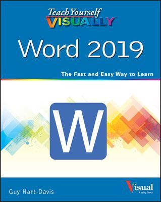 Teach Yourself VISUALLY Word 2019 (Hart-Davis Guy)(Paperback / softback)