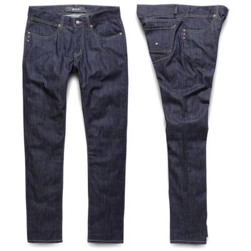 kalhoty KREW - K Sklim Taper Denim Raw Blue (RAW) velikost: 34